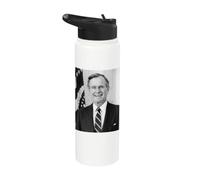 George H.W Bush Stainless Steel Insulated Water Bottle