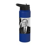 George H.W Bush Stainless Steel Insulated Water Bottle