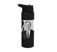 George H.W Bush Stainless Steel Insulated Water Bottle