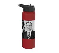 George H.W Bush Stainless Steel Insulated Water Bottle