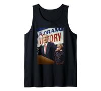 George H W Bush US President Victory Rally Michael Grecco Tank Top