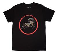 George Harrison Men's Dark Horse Back Print Logo T-Shirt in Black | Size: 2XL George Harrison Black 2XL