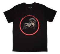 George Harrison Men's Dark Horse Back Print Logo T-Shirt in Black | Size: Small George Harrison Black S