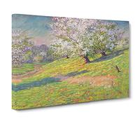 George Herbert Baker Apple Blossoms Canvas Print | Gallery Wrapped 30mm Frame Wall Art | 20x14 inches | Ready to Hang | Modern Still Life Picture | Living Room Bedroom Lounge Office
