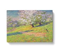 George Herbert Baker Apple Blossoms Classic Painting Canvas Wall Art Print Ready to Hang, Framed Picture for Living Room Bedroom Home Office Décor, 76x50 cm (30x20 Inch)