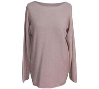 George Hilton Ladies Italian Jumper Long Sleeves Soft Knitted Jumper for Women Loose Pullover Tops Women Lightweight Sweater One Size Winter Jumpers - UK Size (8-16) - Beige