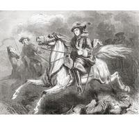 George II at The Battle of Dettingen 1743 this was the last time a British king led troops into battle. George II 1683O ÔøΩ 1760. King of Great Britain and Ireland Duke of Brunswick-LÔøΩneburg