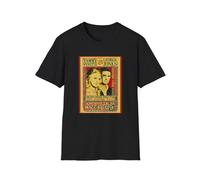 George Jones Tammy Wynette Unisex Softstyle Men T Shirt, George and Tammy Black