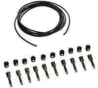 George L's Effects Kit (Black Cable, Nickle Right Angle Plugs)