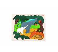 George Luck Double Puzzle Asia 20 x 20 x 1.3 cm NEW from Japan
