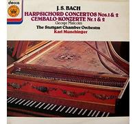 George Malcolm - Johann Sebastian Bach - George Malcolm With Stuttgarter Kammerorchester Conducted By Karl Münchinger: Harpsichord Concertos Nos 1 & 2 - LP