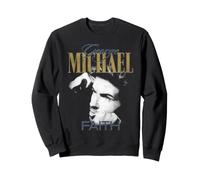 George Michael Faith Classic Portrait and Logo Graphic Sweatshirt