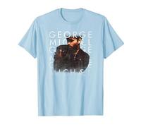 George Michael - Faith T-Shirt, Men, Baby Blue, Large