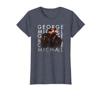 George Michael - Faith T-Shirt, Women, Heather Blue, Small