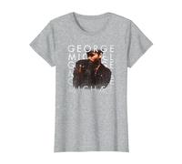 George Michael - Faith T-Shirt, Women, Heather Grey, Large
