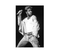 George Michael Music Poster Canvas Poster Bedroom Decor Landscape Office Room Decor Gift 24x36inch(60x90cm)