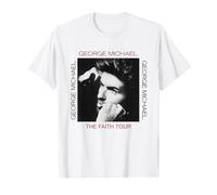George Michael Portrait Faith Tour Graphic T-Shirt