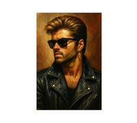 George Michael Poster Canvas Poster Bedroom Decor Landscape Office Room Decor Gift 24x36inch(60x90cm)