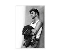 George Michael Poster Canvas Poster Wall Art Decor Print Picture Paintings for Living Room Bedroom Decoration 24x36inch(60x90cm)