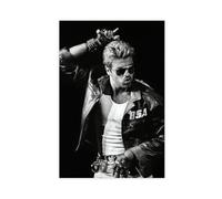 George Michael Singing Vocalist Poster Canvas Poster Wall Art Decor Print Picture Paintings for Living Room Bedroom Decoration 12x18inch(30x45cm)