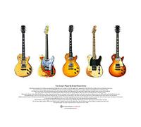 George Morgan Illustration British Blues Guitars ART POSTER A3 size