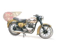 George Morgan Illustration BSA A10 Golden Flash Greeting Card, A6 size