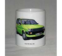 George Morgan Illustration Car Mug. Austin Mini Metro Mk1