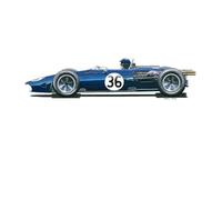 George Morgan Illustration Dan Gurney Eagle T1F Belgian Grand Prix 1967 Winner ART POSTER A3 size