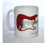 George Morgan Illustration David Gilmour Candy Apple Red Guitar Pitcher