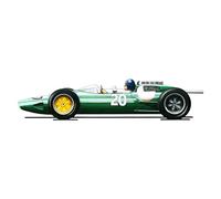 George Morgan Illustration Jim Clark, Lotus 25, British Grand Prix 1962 Winner Poster Print A1 size