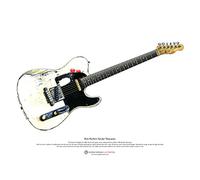 George Morgan Illustration Rick Parfitt's Fender Telecaster A3 Art Poster