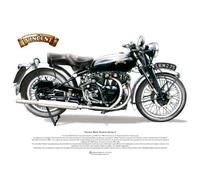 George Morgan Illustration Vincent Black Shadow Series C ART POSTER A3 size