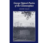 George Oppen's Poetics of the Commonplace