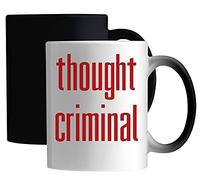 George Orwell 1984 Animal Farm Thought Criminal Ceramic Magic Mug White