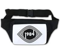 George Orwell 1984 Big Brother Eye Logo Waist Bag Fanny Pack White
