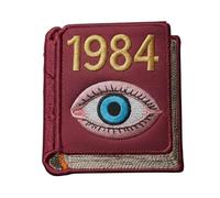 George Orwell 1984 Patch Embroidered Iron-on/Sew-on Badge (3 Inch) Conspiracy Book Gift Patches