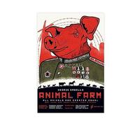 George Orwell Animal Farm Canvas Poster Wall Art Decor Print Picture Paintings for Living Room Bedroom Decoration Unframe-style 08x12inch(20x30cm)