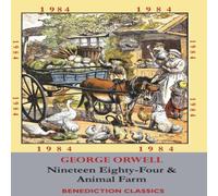 George Orwell Animal Farm & Nineteen Eighty-Four Paperback Book George Orwell Multicolor