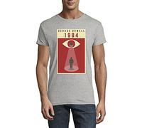 George Orwell Animal Farm Pig Poster All Animals are Equal Men's Crew Neck T-Shirt Gray