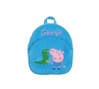 (George) Peppa Pig 3d Plush Toy Kids Backpack Nursery School Bag Rucksack George Sports