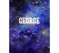 George: Personalized Name Notebook | Wide Ruled Paper Notebook Journal | For Teens Kids Students Girls| For Home School College | 8.5x11 inch 160pages