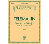 George Philipp Telemann Concerto In G Major For Viola Vla: Schirmer Library of Classics Volume 1973 (Schirmer's Library of Musical Classics,vol. 1973)