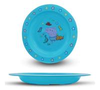 George Pig Baby Feeding Plate Plastic 7” Dia - BPA Free Microwave Safe| Perfect for Littles Ones| Toddler Feeding Plate for Home or Travel 6+Months