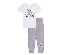 George Pig Boys T-Shirt + Joggers Set White/Grey 3-4 Years