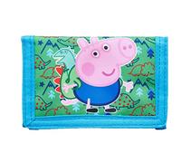 George Pig Children's Green Tri-Fold Wallet