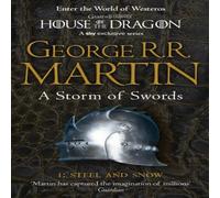 George R.R. Martin A Storm of Swords: Part 1 Steel & Snow Paperback Book George R.R. Martin Multicolor
