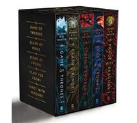 George R. R. Martin's a Game of Thrones 5-Book Boxed Set (Song of Ice and Fire Series): A Game of Thrones, a Clash of Kings, a Storm of Swords, a Feast for Crows, and a Dance with Dragons
