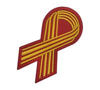 George Ribbon Embroidered Patches Badge Applique for Jeans Vests and Backpacks Patriotic Symbol Patches Craft Applique