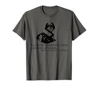 George S. Patton Quote WW2 General Patton T-Shirt, Men, Asphalt Grey, 6X-Large