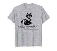 George S. Patton Quote WW2 General Patton T-Shirt, Men, Heather Grey, Small